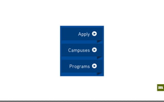 mm
The ‘Now at SUNY’ drawer introduces
off-screen, sidebar content as a
companion to the parallax experience.
29
 