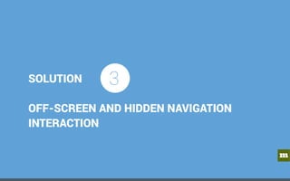 mm
The ‘Super Footer’ houses a great deal
of information, but keeps overall screen
real estate minimal.
31
 