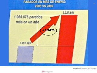 Victor Pascual Cid
victor@vpascual.org
@vpascual - www.vpascual.org Text
+194%
23
portada - el mundo 04-02-2009
 