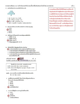 แนวเฉลยรวมข้อสอบ O-NET รายวิชาวิทยาศาสตร์ในส่วนของเนื้อหาที่เกี่ยวข้องกับสาขาวิชาชีววิทยา พ.ศ.2548-2561 หน้า 11.
แนวเฉลยข้อสอบนี้จัดทาขึ้นมิได้มีวัตถุประสงค์เพื่อการค้า
เชิงธุรกิจแต่อย่างใด โดยผู้จัดทามีความมุ่งหวังที่จะเผยแพร่
ความรู้เพื่อเป็นวิทยาทานแก่ครูอาจารย์ นักเรียนและผู้สนใจ
ศึกษาด้านชีววิทยาโดยทั่วไปซึ่งจะก่อให้เกิดประโยชน์ใน
การเรียนรู้และส่งเสริมพัฒนาด้านการศึกษารายวิชา
ชีววิทยาให้เจริญก้าวหน้าต่อไป หากมีข้อผิดพลาดประการ
ใดต้องขออภัยไว้ ณ โอกาสนี้ ...นายวิชัย ลิขิตพรรักษ์ ครู
คศ.1 สาขาวิชาชีววิทยา กลุ่มสาระการเรียนรู้วิทยาศาสตร์
โรงเรียนเตรียมอุดมศึกษา
 