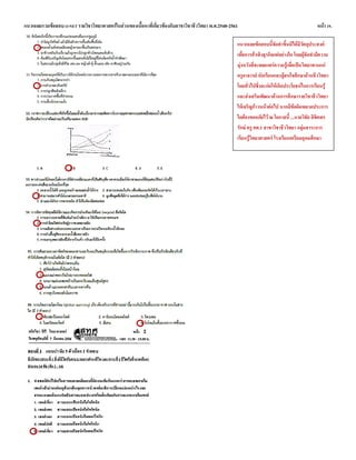 แนวเฉลยรวมข้อสอบ O-NET รายวิชาวิทยาศาสตร์ในส่วนของเนื้อหาที่เกี่ยวข้องกับสาขาวิชาชีววิทยา พ.ศ.2548-2561 หน้า 19.
แนวเฉลยข้อสอบนี้จัดทาขึ้นมิได้มีวัตถุประสงค์
เพื่อการค้าเชิงธุรกิจแต่อย่างใด โดยผู้จัดทามีความ
มุ่งหวังที่จะเผยแพร่ความรู้เพื่อเป็นวิทยาทานแก่
ครูอาจารย์ นักเรียนและผู้สนใจศึกษาด้านชีววิทยา
โดยทั่วไปซึ่งจะก่อให้เกิดประโยชน์ในการเรียนรู้
และส่งเสริมพัฒนาด้านการศึกษารายวิชาชีววิทยา
ให้เจริญก้าวหน้าต่อไป หากมีข้อผิดพลาดประการ
ใดต้องขออภัยไว้ ณ โอกาสนี้ ...นายวิชัย ลิขิตพร
รักษ์ ครู คศ.1 สาขาวิชาชีววิทยา กลุ่มสาระการ
เรียนรู้วิทยาศาสตร์ โรงเรียนเตรียมอุดมศึกษา
 