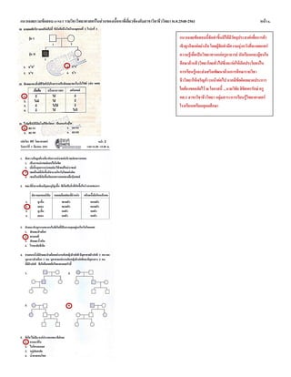 แนวเฉลยรวมข้อสอบ O-NET รายวิชาวิทยาศาสตร์ในส่วนของเนื้อหาที่เกี่ยวข้องกับสาขาวิชาชีววิทยา พ.ศ.2548-2561 หน้า 6.
แนวเฉลยข้อสอบนี้จัดทาขึ้นมิได้มีวัตถุประสงค์เพื่อการค้า
เชิงธุรกิจแต่อย่างใด โดยผู้จัดทามีความมุ่งหวังที่จะเผยแพร่
ความรู้เพื่อเป็นวิทยาทานแก่ครูอาจารย์ นักเรียนและผู้สนใจ
ศึกษาด้านชีววิทยาโดยทั่วไปซึ่งจะก่อให้เกิดประโยชน์ใน
การเรียนรู้และส่งเสริมพัฒนาด้านการศึกษารายวิชา
ชีววิทยาให้เจริญก้าวหน้าต่อไป หากมีข้อผิดพลาดประการ
ใดต้องขออภัยไว้ ณ โอกาสนี้ ...นายวิชัย ลิขิตพรรักษ์ ครู
คศ.1 สาขาวิชาชีววิทยา กลุ่มสาระการเรียนรู้วิทยาศาสตร์
โรงเรียนเตรียมอุดมศึกษา
 