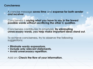 7 Principles of Communications | PPT | Business | Business and Finance