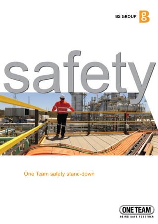 One Team safety stand-down
 