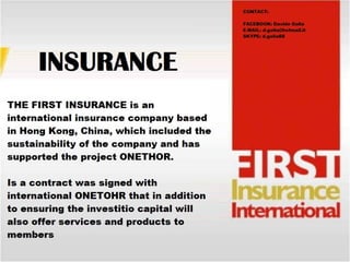 Onethor presentation in English