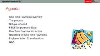 One time payment requests in Oracle ERP Cloud | PDF