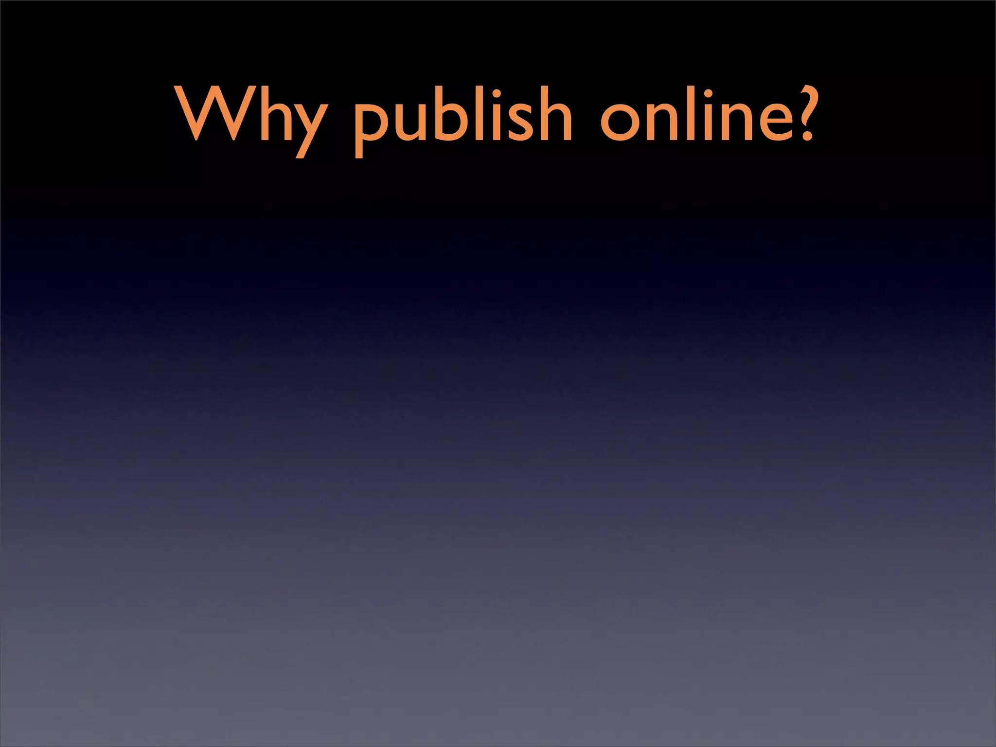 One to One Starts with One (ITSC '08)