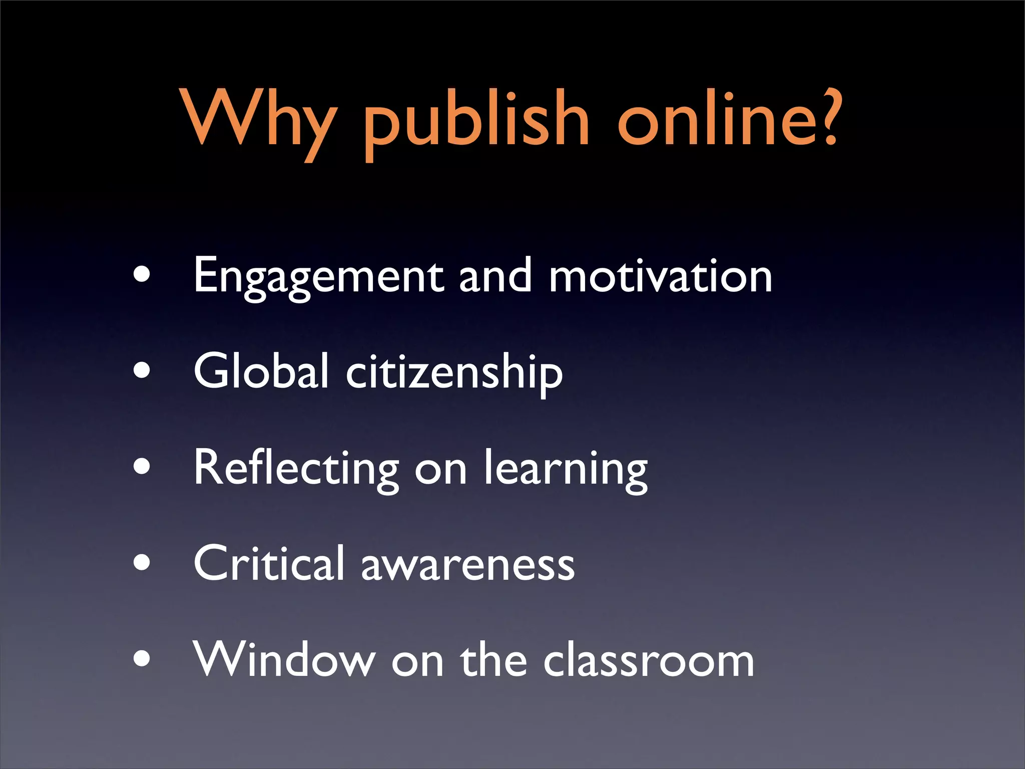 One to One Starts with One (ITSC '08)