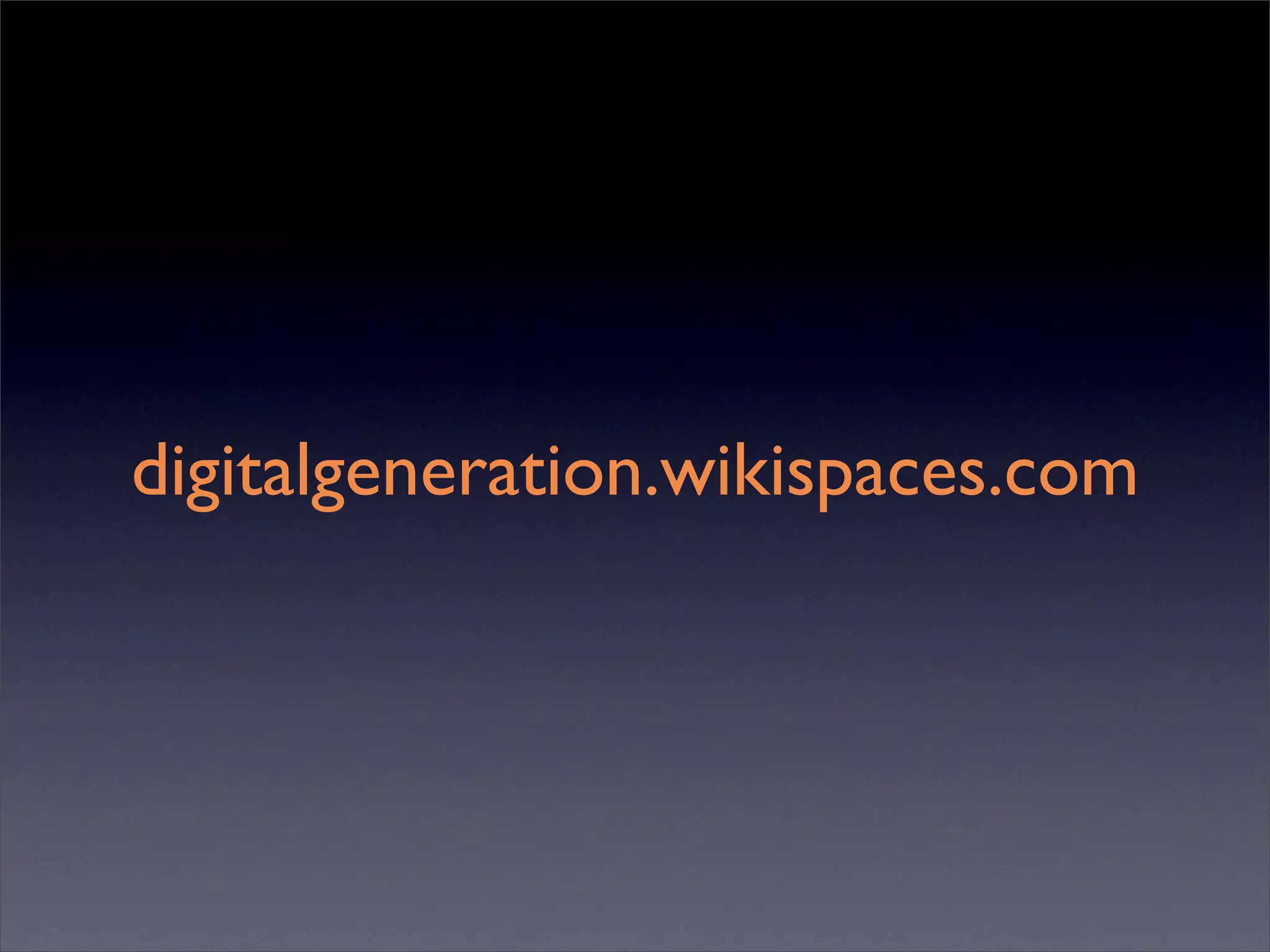 One to One Starts with One (ITSC '08)