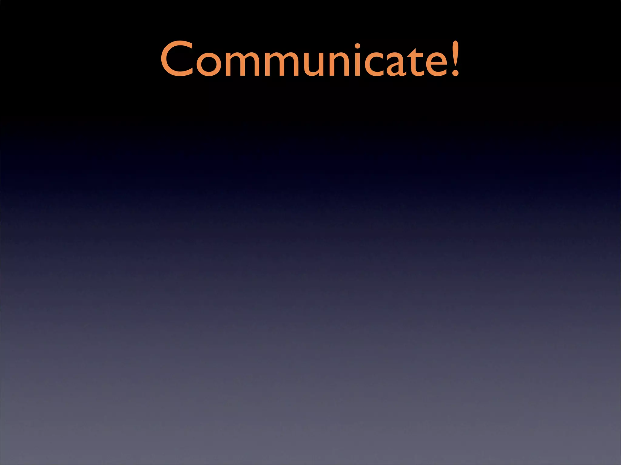 One to One Starts with One (ITSC '08)