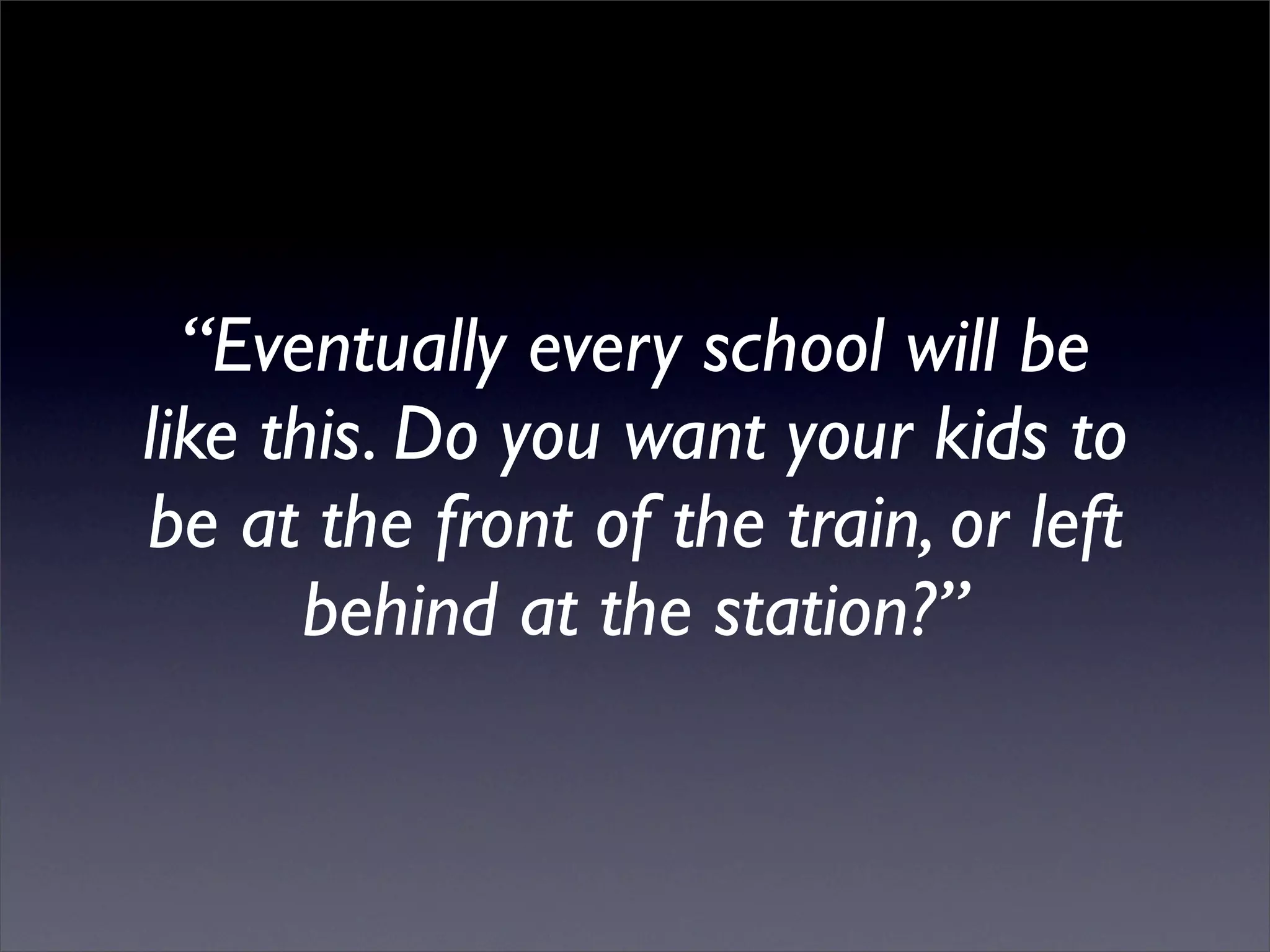 One to One Starts with One (ITSC '08)