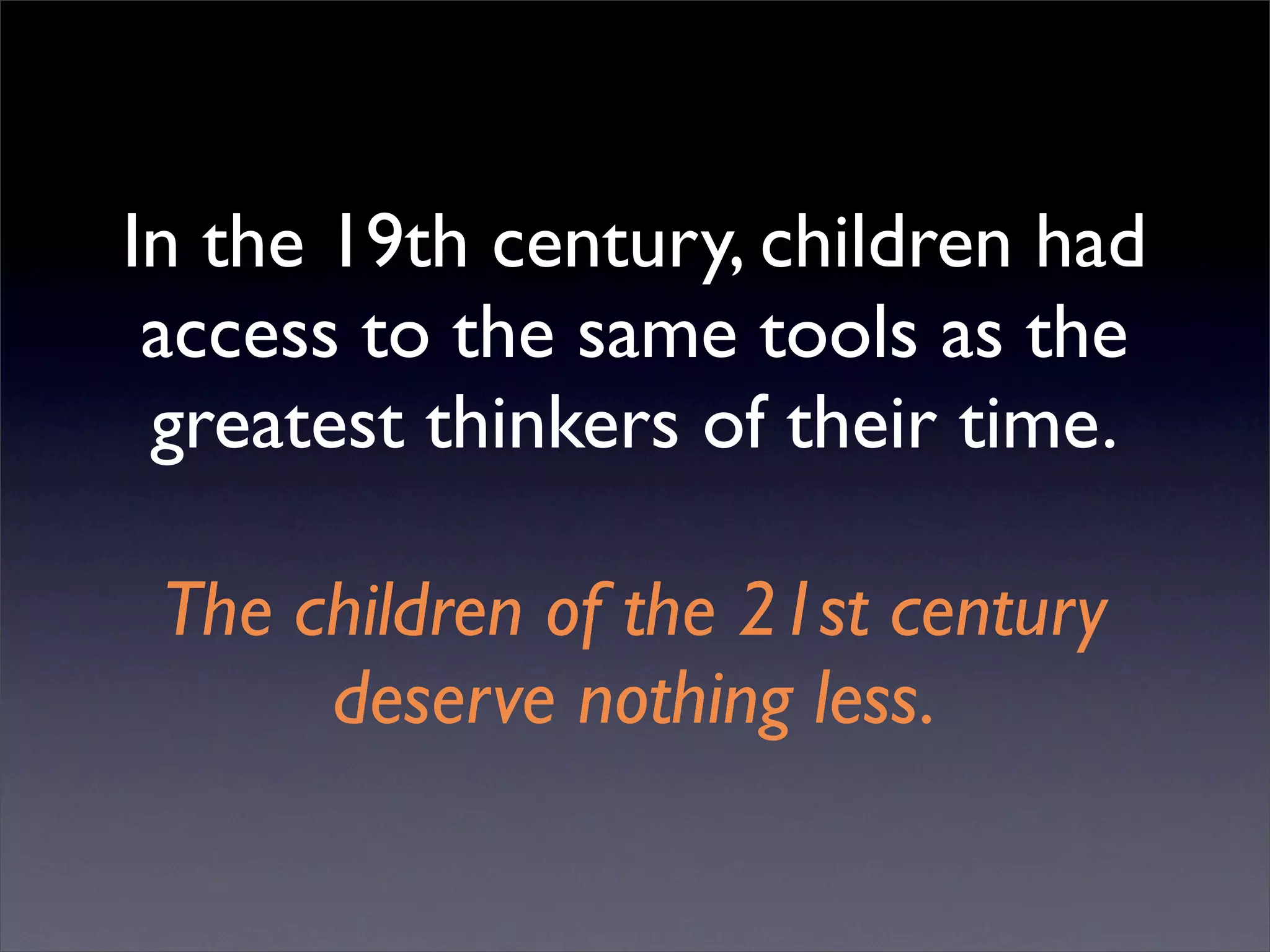 One to One Starts with One (ITSC '08)