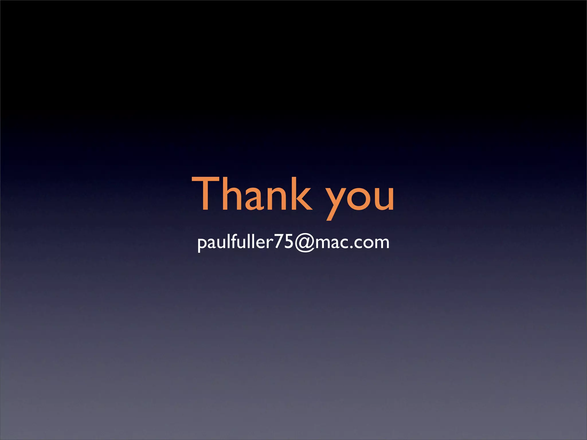 One to One Starts with One (ITSC '08)