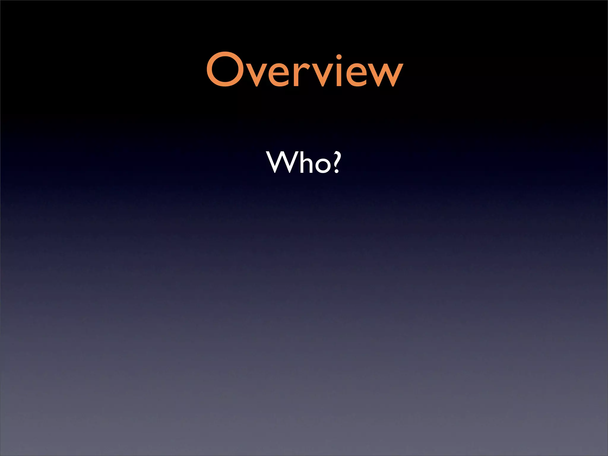 One to One Starts with One (ITSC '08)