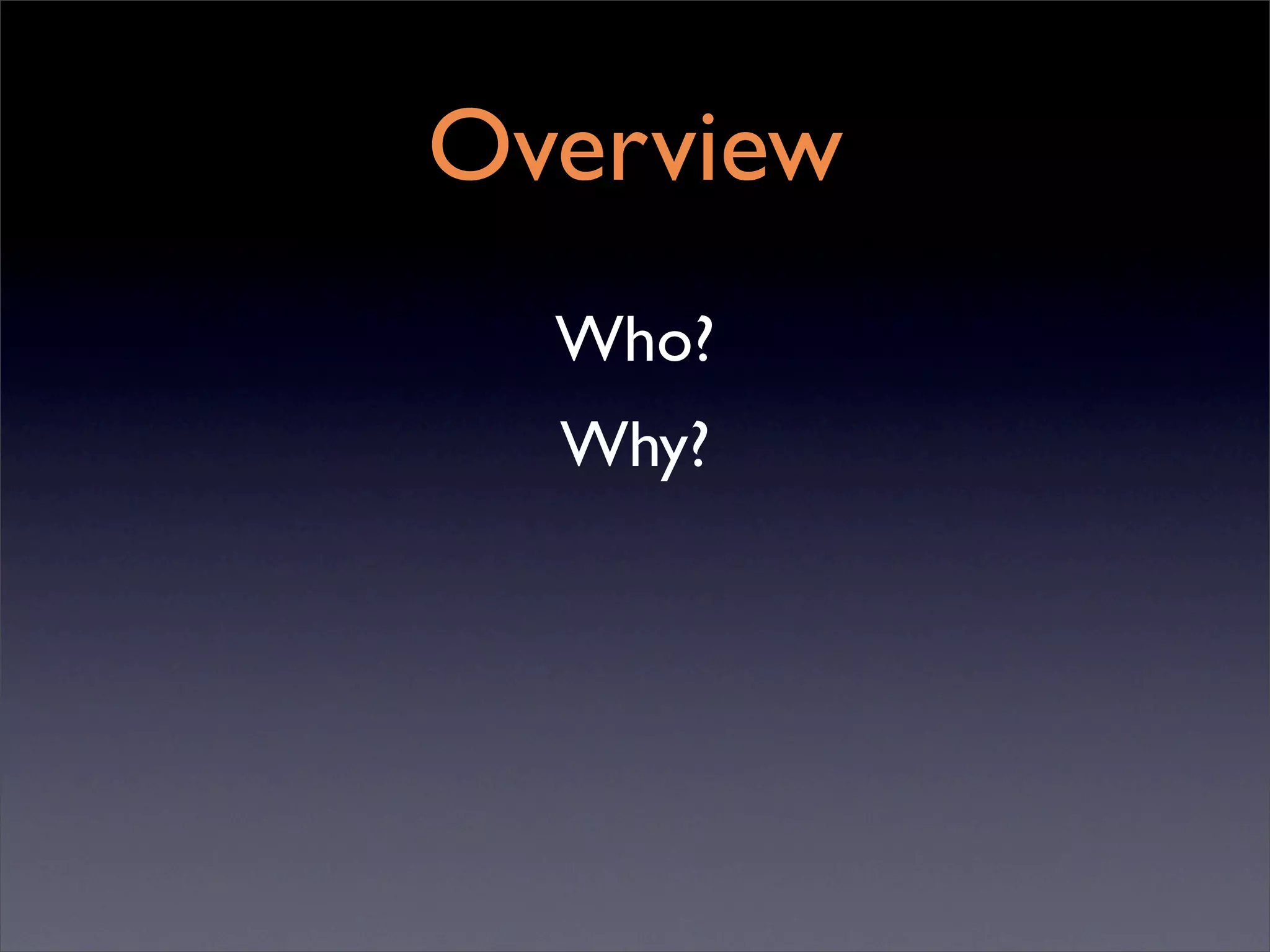 One to One Starts with One (ITSC '08)