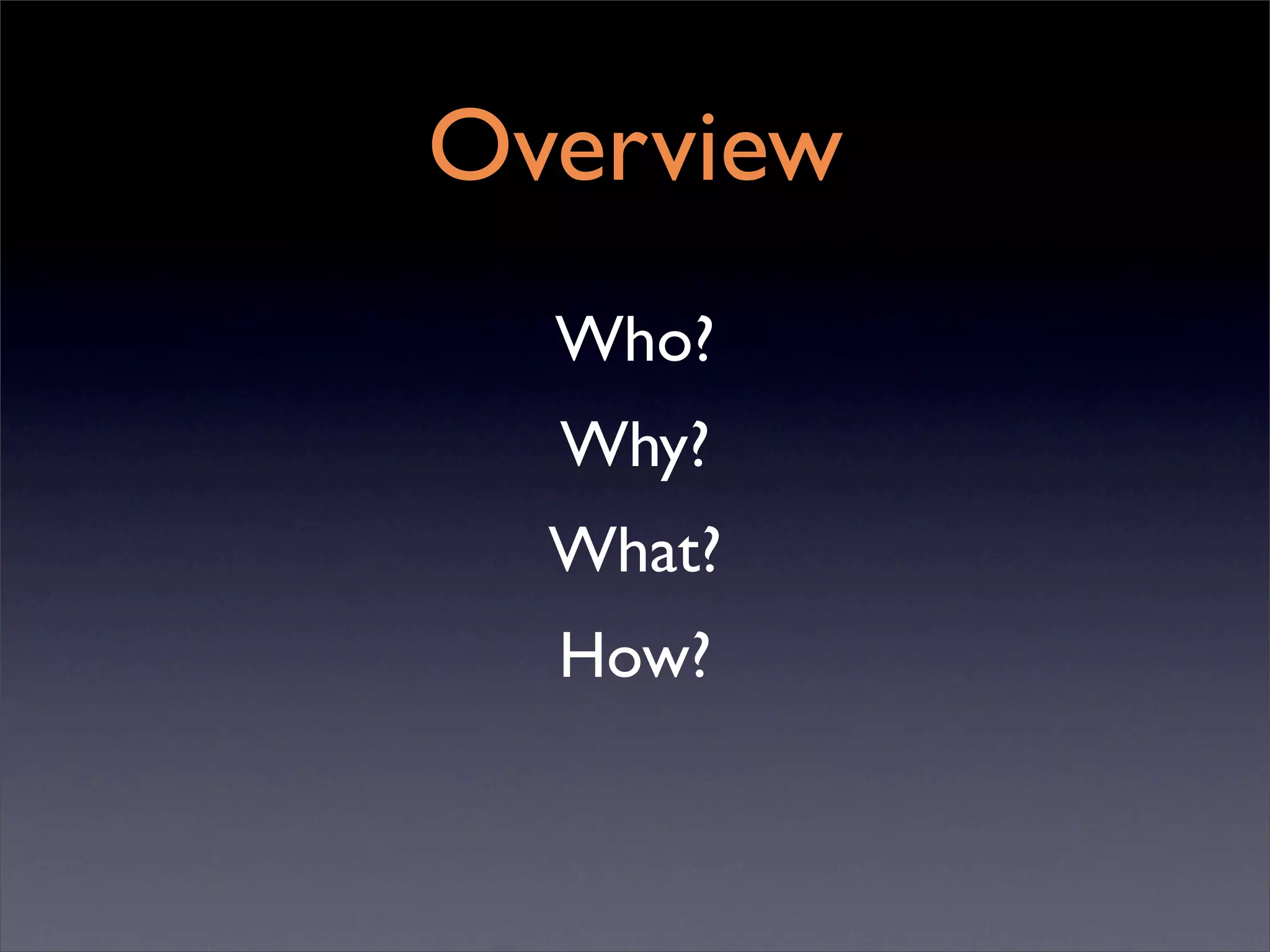 One to One Starts with One (ITSC '08)
