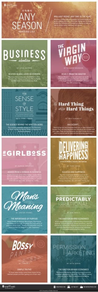 Our Any Season Reading List :: INFOGRAPHIC