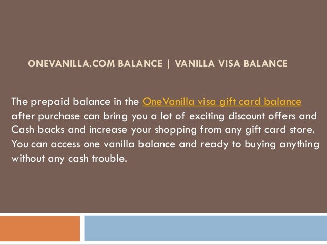check one vanilla visa balance check one vanilla visa balance