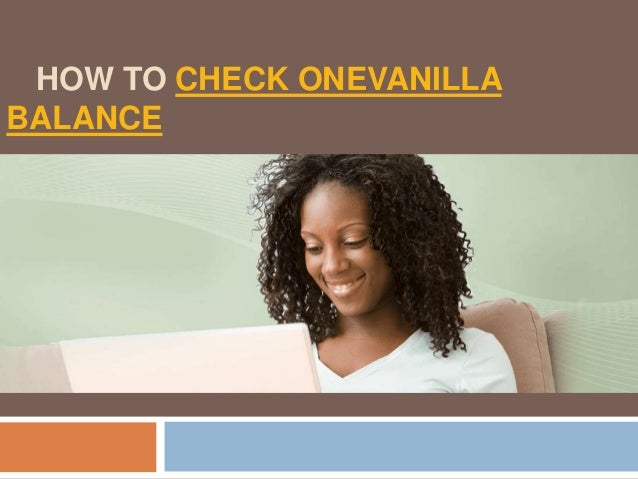 OneVanilla Prepaid Card Balance Check OneVanilla Balance