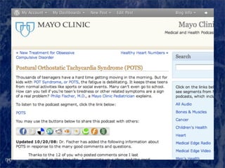 The Internet and Patient/Provider Partnerships