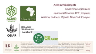 Understanding mortality and morbidity of pigs in Ugandan smallholder production systems