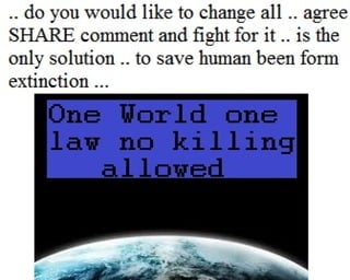 One world one law
