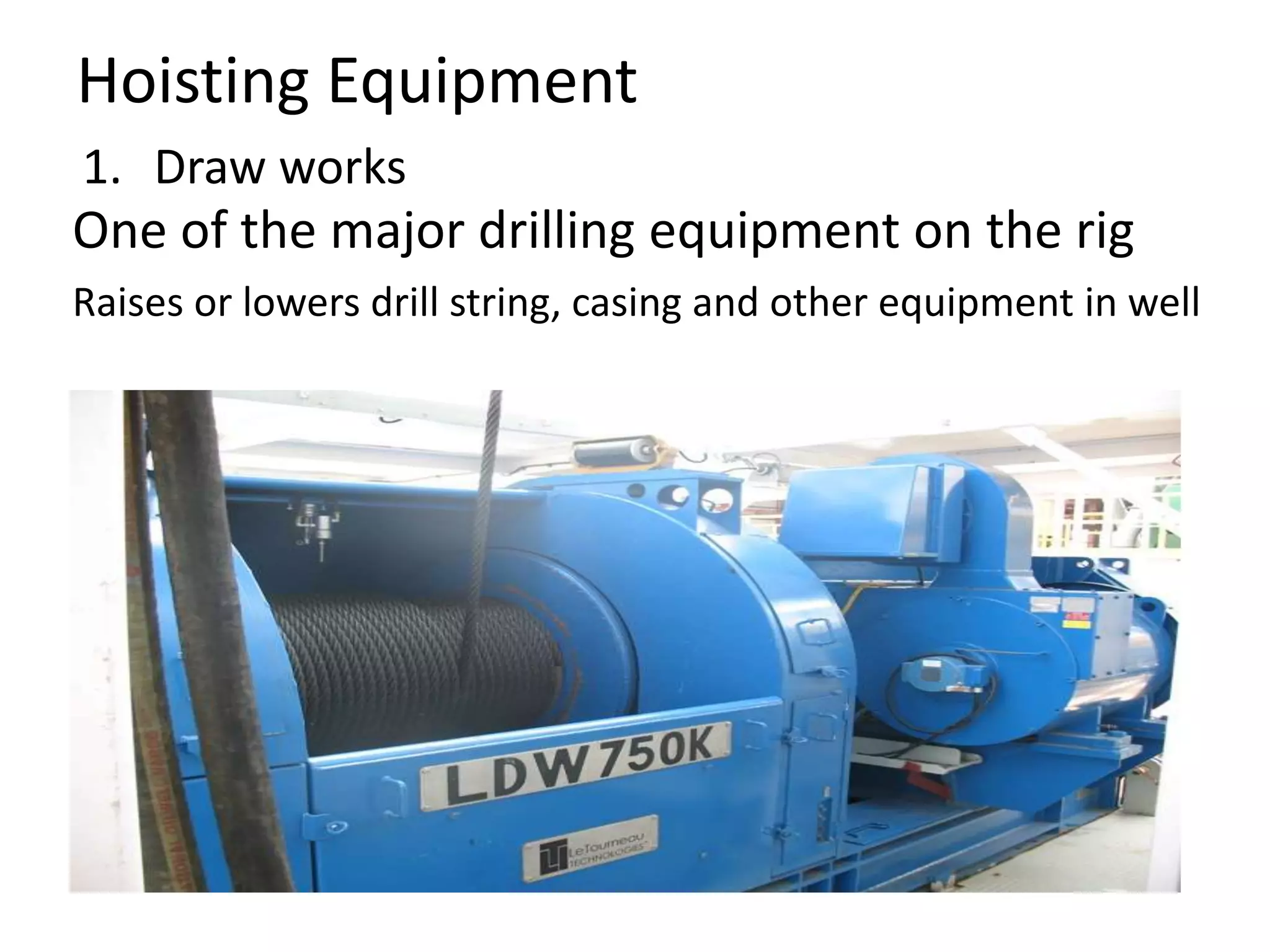 String Hoisting Ongc drilling services introduction | PPTX