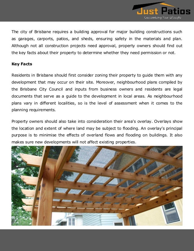 On Getting Building Approval For Carports In Brisbane