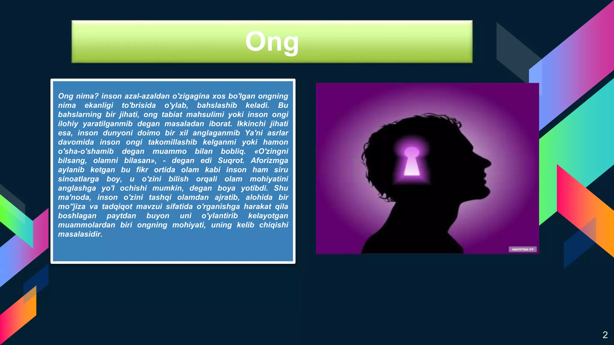 Mening ong kokrak qafamning postlogi, bu nima?