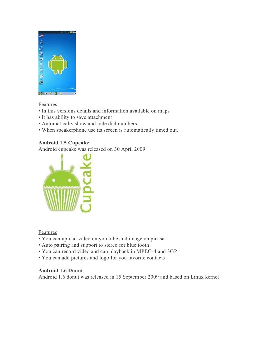 Ongoing History Of Android Operating System Ongoing History Of Android Operating System