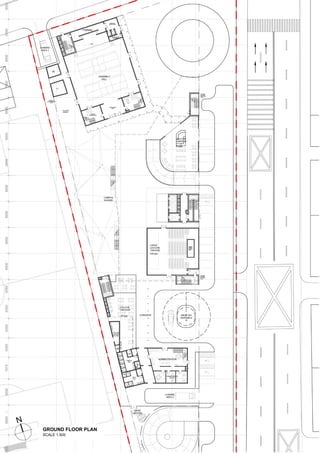 12
GROUND FLOOR PLAN
SCALE 1:500
 