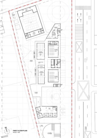 13
FIRST FLOOR PLAN
SCALE 1:500
 