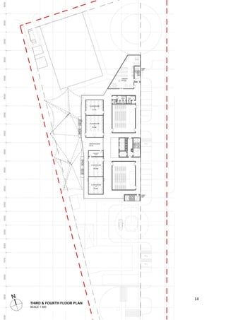 14
THIRD & FOURTH FLOOR PLAN
SCALE 1:500
 