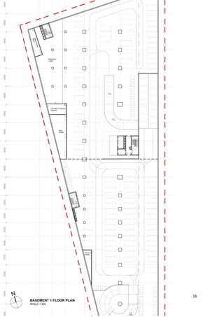 16
BASEMENT 1 FLOOR PLAN
SCALE 1:500
 