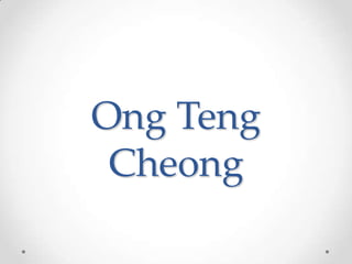 Ong Teng Cheong 