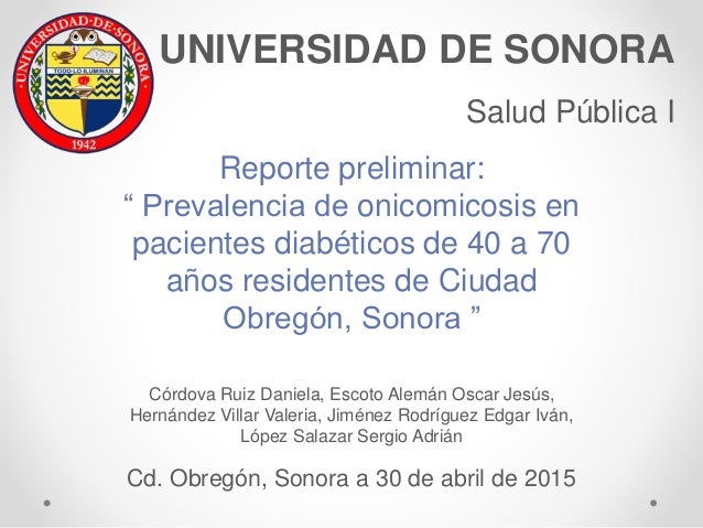 Onicomicosis en pacientes diabeticos Onicomicosis en pacientes diabeticos