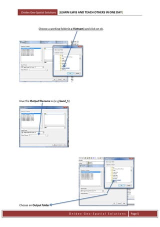 ILWIS Manual, ILWIS Practical, ILWIS Guide, Onidex Geo-Spatial ...