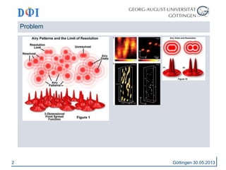 Problem 
2 Göttingen 30.05.2013 
 
