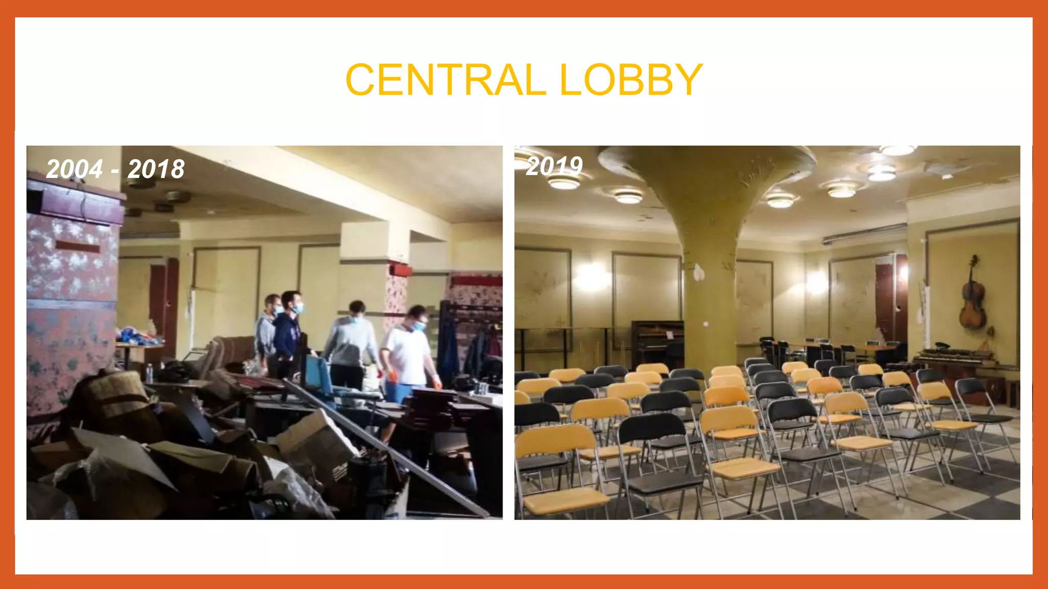 CENTRAL LOBBY
2004 - 2018 2019
 