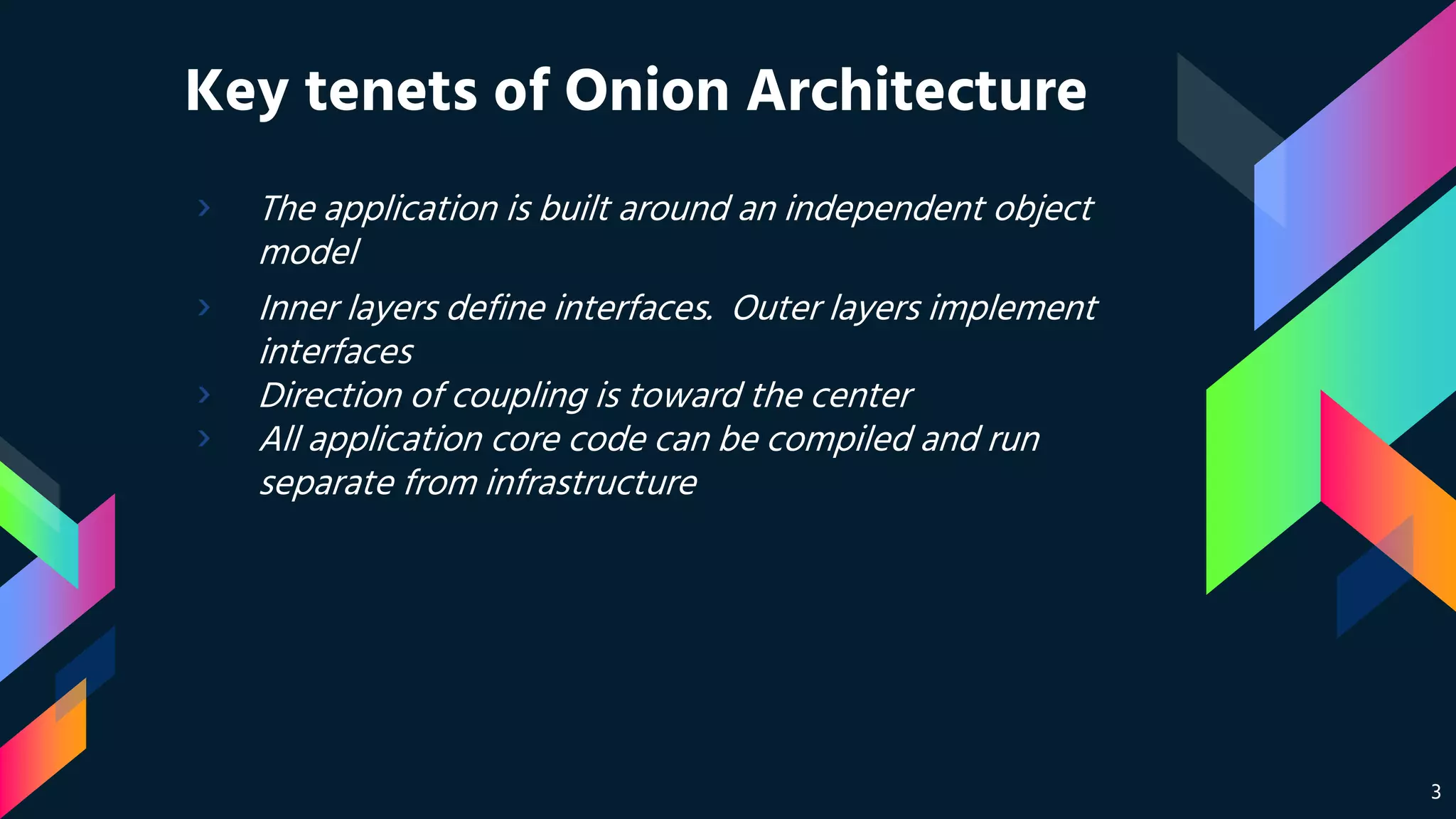 Onion architecture overview PPT