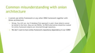 Onion (clean) architecture | PDF
