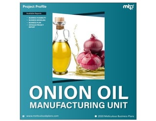 Onion Oil Manufacturing Unit