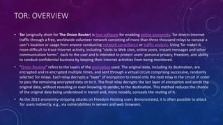 Tor Slide The Onion Routing (TOR) | PPTX