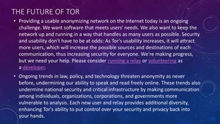 Tor Slide The Onion Routing (TOR) | PPTX