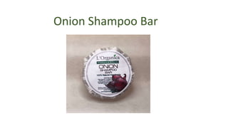 Onion Shampoo Bar
 
