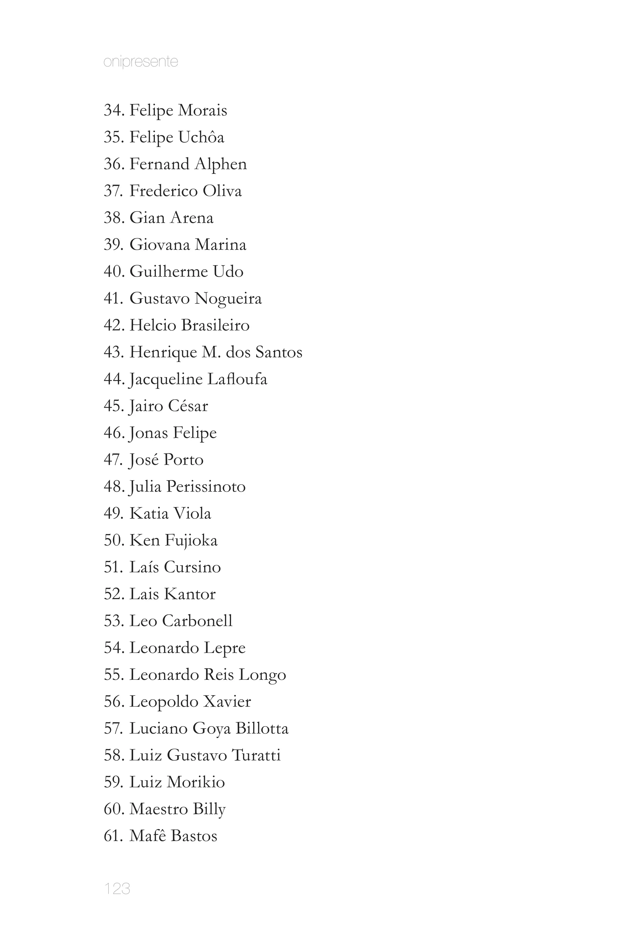 Onipresente 1.0 Print