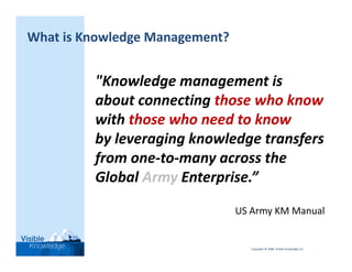 On Knowledge Management