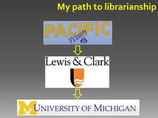 My path to librarianship
 