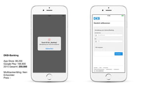 DKB-Banking
App Store: 88.200

Google Play: 166.800

2015 Gesamt: 255.000

Multibankenfähig: Nein

Entwickler: 

Preis: -

 