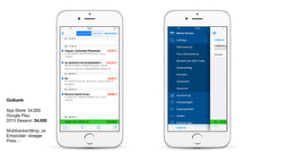numbrs
App Store: 225.400

Google Play: 14.000

2015 Gesamt: 239.400

Multibankenfähig: Ja

Entwickler: Centralway

Preis: -

 